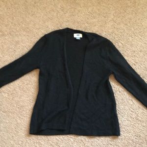 Black cardigan